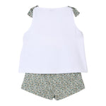 Il Gufo Completo 2 Pezzi Canotte-Culotte per Neonata P25DP528MF032 BIANCO IL GUFO 