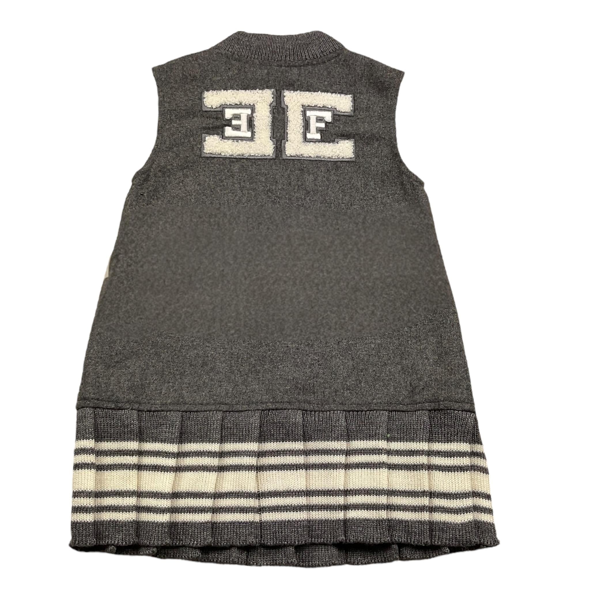 ELISABETTA FRANCHI abito giromanica tinta unita Grigio per Neonata EGAB178 GRIGIO ELISABETTA FRANCHI 