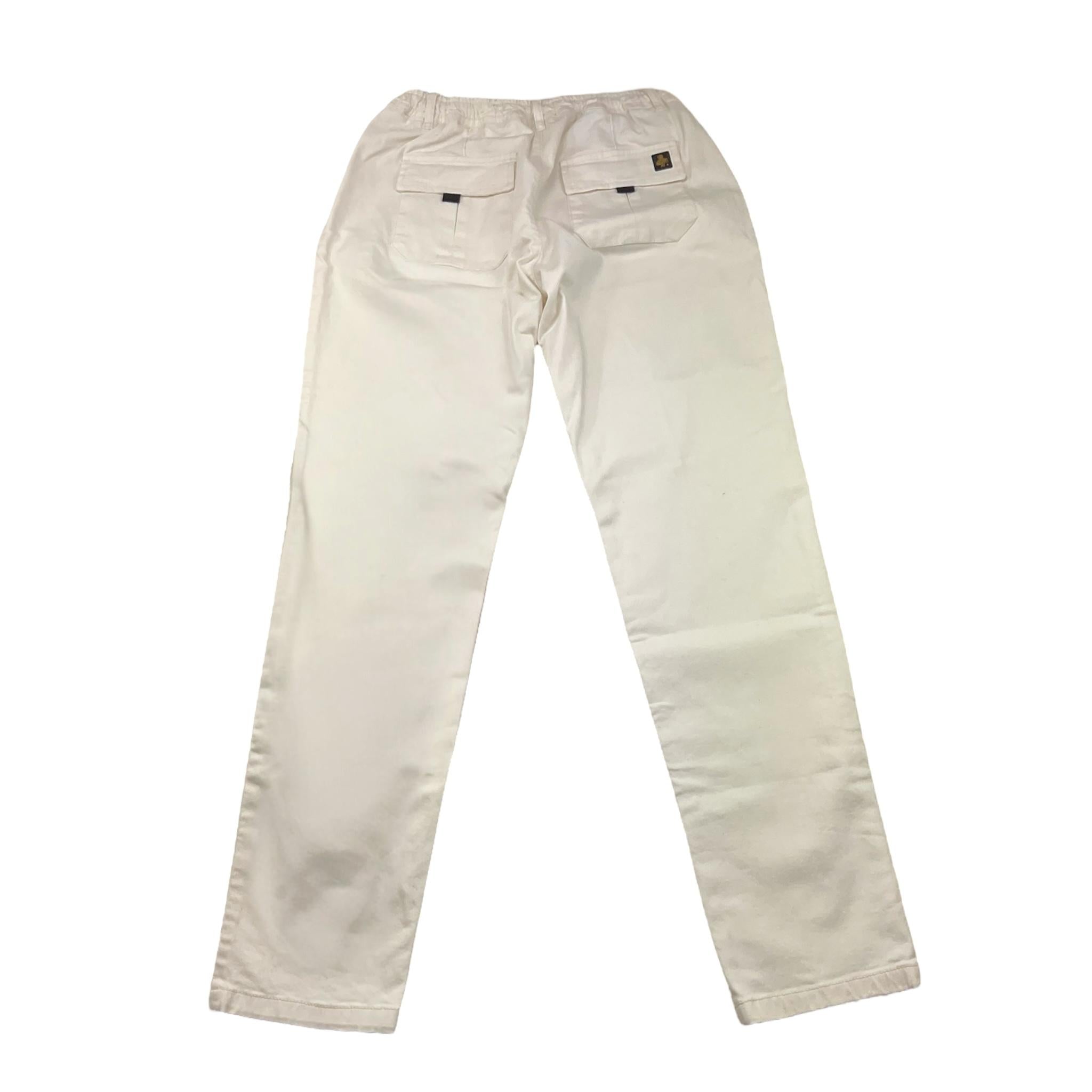 REFRIGIWEAR pantalone tinta unita con elastico in vita Bianco per Bambino RW157 BIANCO REFRIGIWEAR 