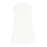 Monnalisa Tutina Tinta Unita Giromanica per Bambina 41E200 BIANCO MONNALISA 