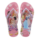 Havaianas Flip-Flops, einfarbig, mit Disney-Prinzessinnen-Print, Rosa, für Mädchen