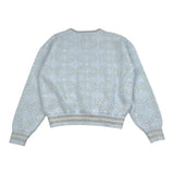John Richmond Maglia Tinta Unita con Stampa E Fantasia per Bambina RGP26063MA AZZURRO JOHN RICHMOND 