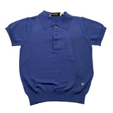 Manuel Ritz Poloshirt Halbarm Einfarbig Blau Für Baby