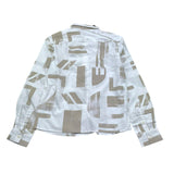 Antony Morato Camicia Tinta Unita con Fantasia Manica Lunga per Bambino MKSL00262X BIANCO ANTONY MORATO 