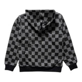 Sprayground Felpa Chiusa con Cappuccio Bicolore per Bambino SPY1151GREY NERO SPRAYGROUND 