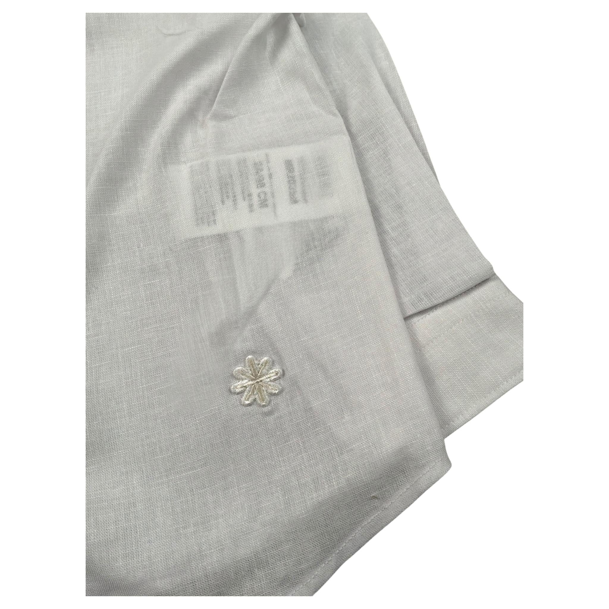 Manuel Ritz Camicia Manica Lunga Tinta Uita Collo Coreano per Neonato MR2002 BIANCO MANUEL RITZ 