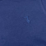 TRUSSARDI t-shirt girocoll tinta unita con stampa in contrasto Blu per Bambino TBA25081TS BLU TRUSSARDI 