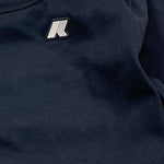 K-WAY shirt girocollo tinta unita con logo Blu per Bambino K8138CW BLU K-WAY 