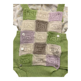 Marlu' 2-teiliges Set, mehrfarbiger Shirt-Strampler für Neugeborene, Mädchen