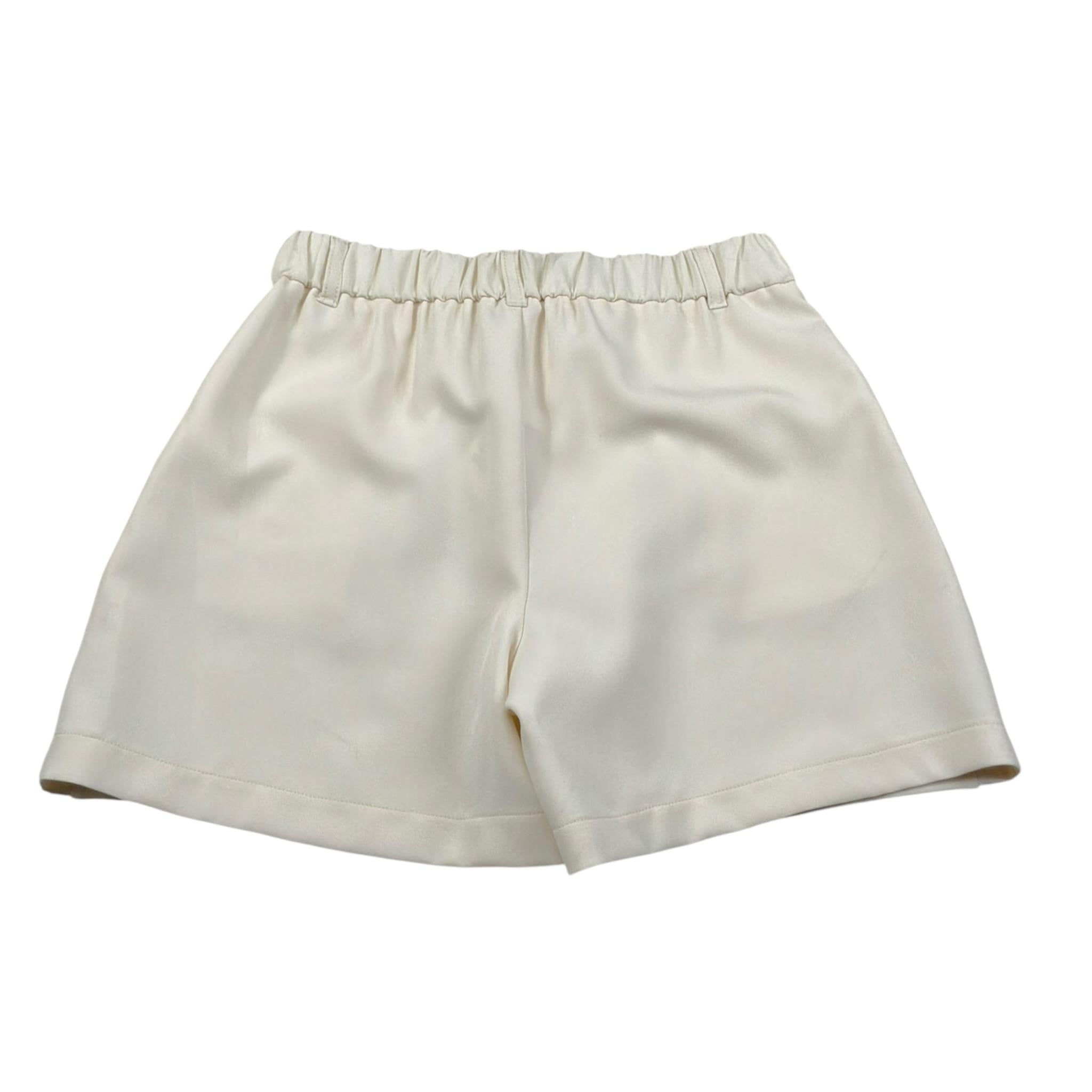Meilisa Bai Short tinta unita con Elastico In Vita Beige per Bambina FL6357 BEIGE MEILISA BAI 