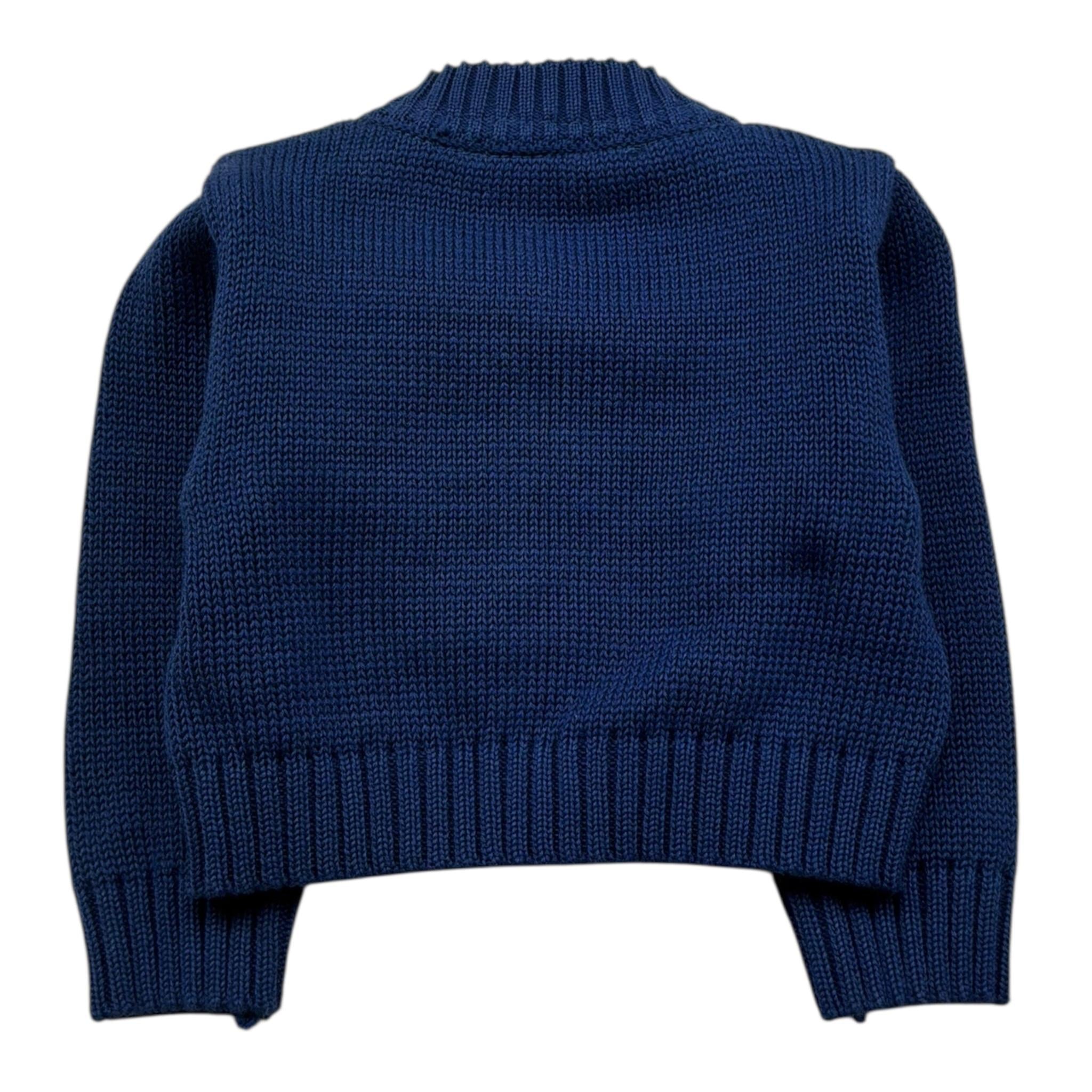 I Delfi Cardigan Tinta Unita per Neonato 25P5401 BLU I DELFI 