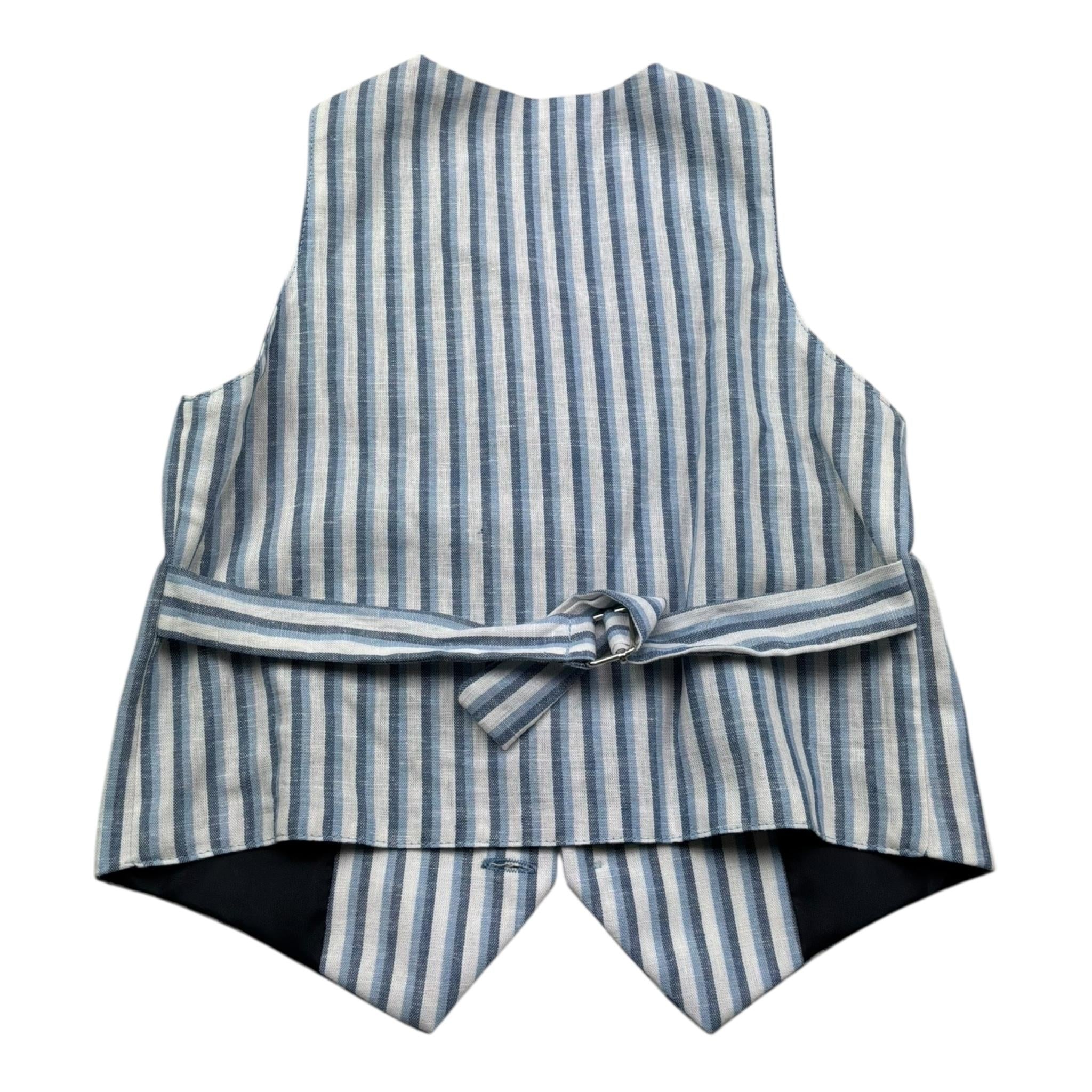 Mai'S Kids Gilet Fantasia A Righe per Bambino MAIOS BIANCO MAI'S KIDS 