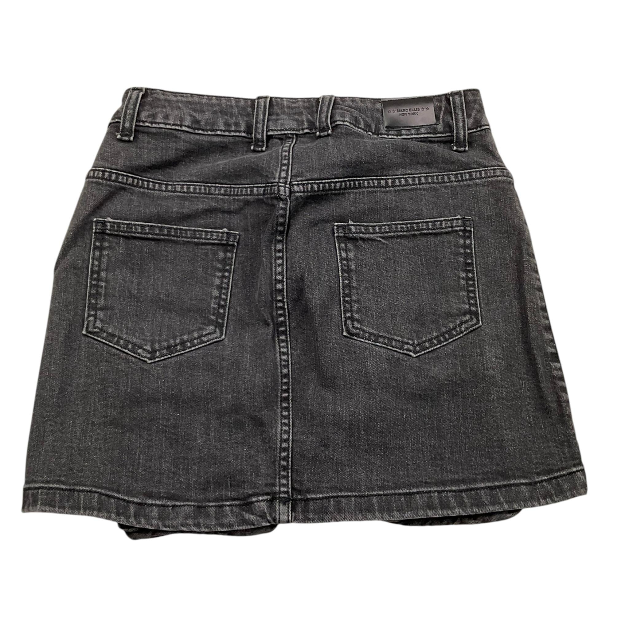 MARC ELLIS gonne in denim tinta unita con tasconi Nero per Bambina JMJSK00282X NERO MARC ELLIS 