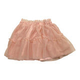 Name.It Einfarbiger Rock mit elastischer Taille und rosa Tüll für Baby-Mädchen
