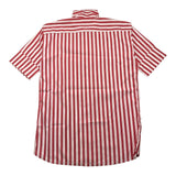 Zahlen Shirt Halbarm Streifenmuster Weiß/Rot für Jungen