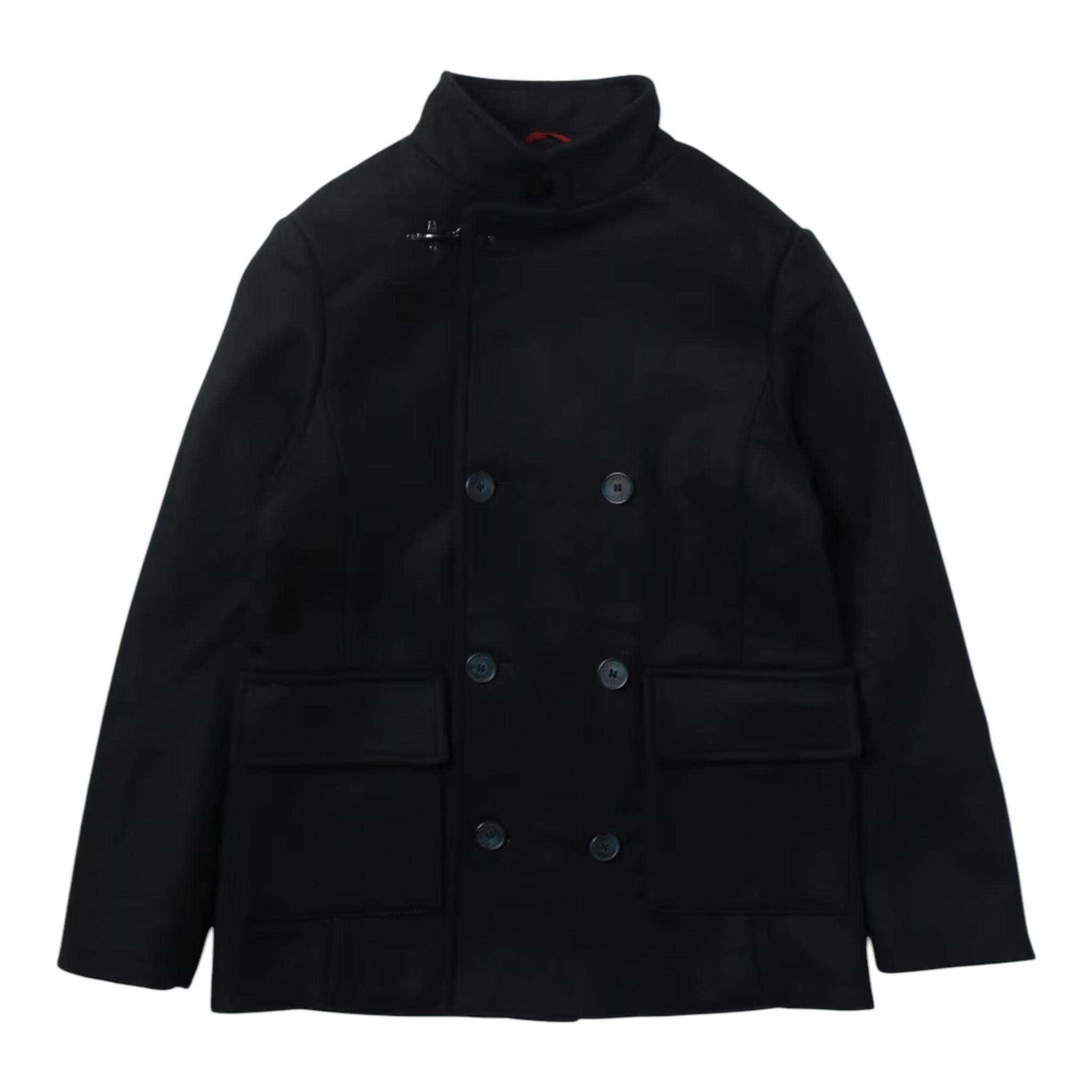 FAY cappotto tinta unita doppiopetto Blu per Bambino 5R2Q40 BLU FAY 