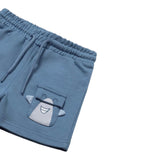 Mayoral Bermuda In Felpa Tinta Unita con Stampe per Neonato 1242X BLU MAYORAL 