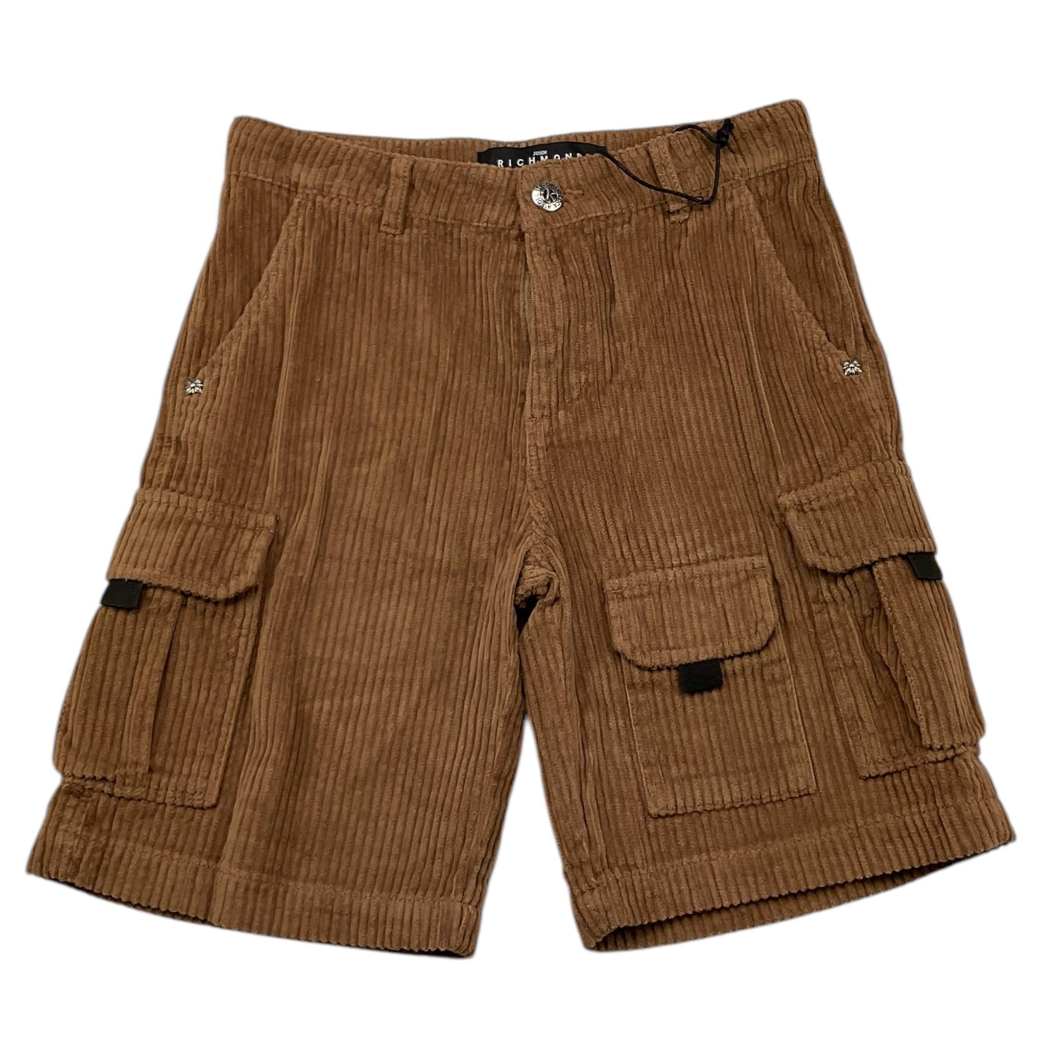 JOHN RICHMOND bermuda tinta unita in velluto Beige per Bambino RBA25208BE BEIGE JOHN RICHMOND 