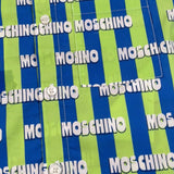 Moschino Camicia Biclore con Fantasia A Righe Mezza Manica per Neonato MUC01M VERDE MOSCHINO 