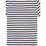 Tommy Hilfiger T-Shirt Girocollo Tinta Unita con Fantasia A Righe per Bambino KB0KB068799 BIANCO TOMMY HILFIGER 