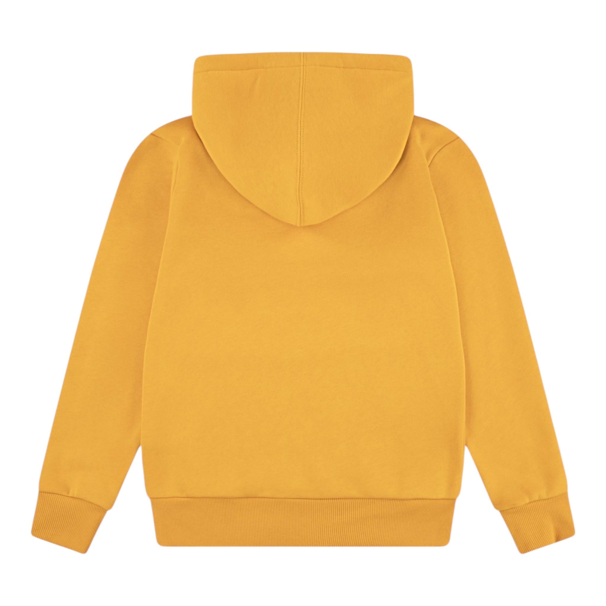 LEVIS felpa chiusa con cappuccio tinta unita con logo Giallo per Bambino 9E8778 GIALLO LEVIS 