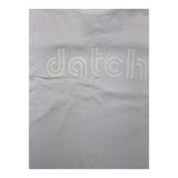 Datch T-Shirt Rundhals Einfarbig Mit Print Weiß Für Jungen