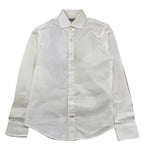 C12 Camicia Manica Lunga Tinta Unita per Bambino CMC219 BIANCO C12 