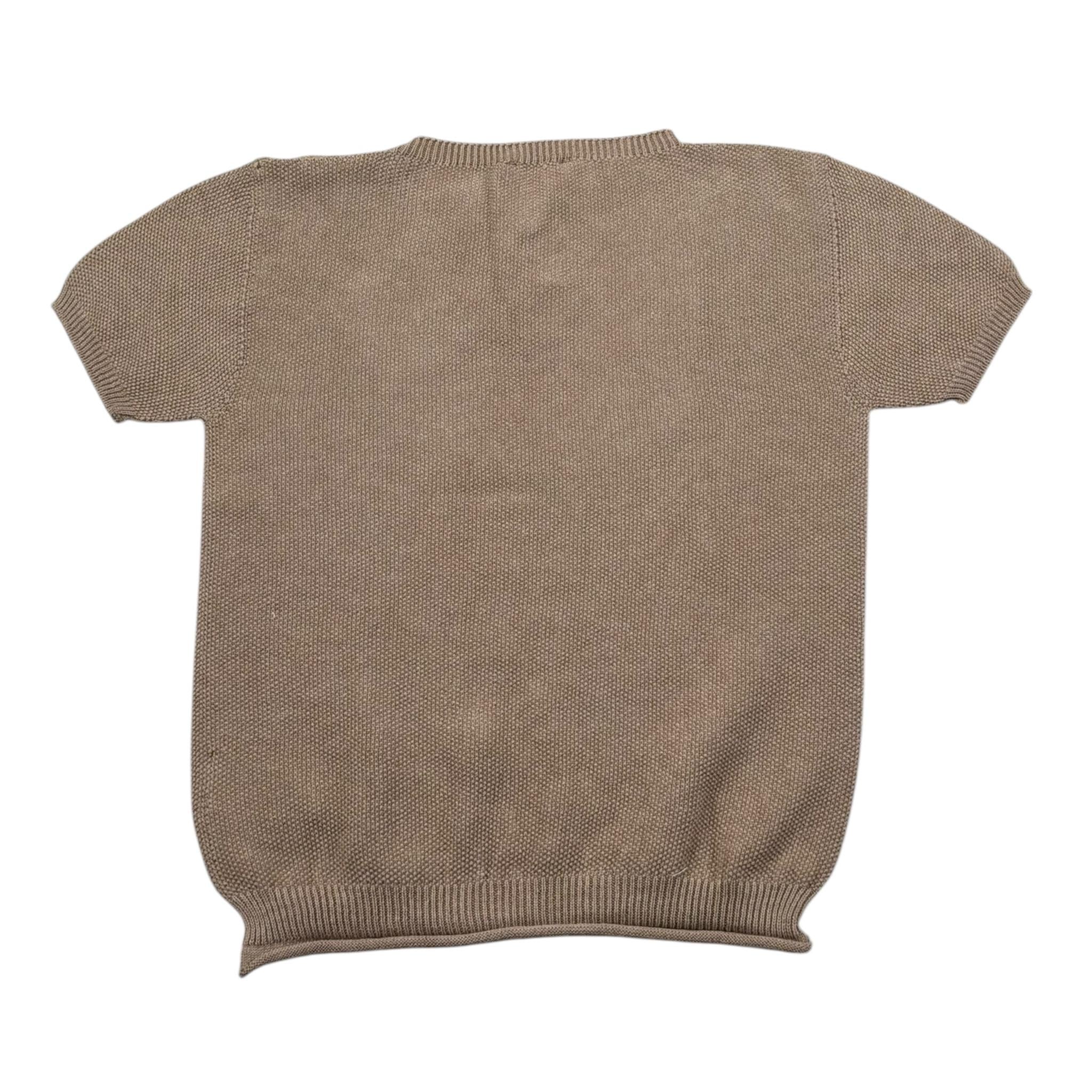 Wedoble T-Shirt Girocollo Tinta Unita per Neonato V2504302D BEIGE WEDOBLE 