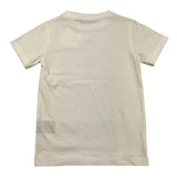 TRUSSARDI t-shirt girocoll tinta unita con stampa in contrasto Panna per Bambino TBA25014TD PANNA TRUSSARDI 