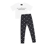 Trussardi Completo 2 Pezzi T-Shirt-Leggins Bicolore per Bambina RGP25086CJ BIANCO/NERO TRUSSARDI 