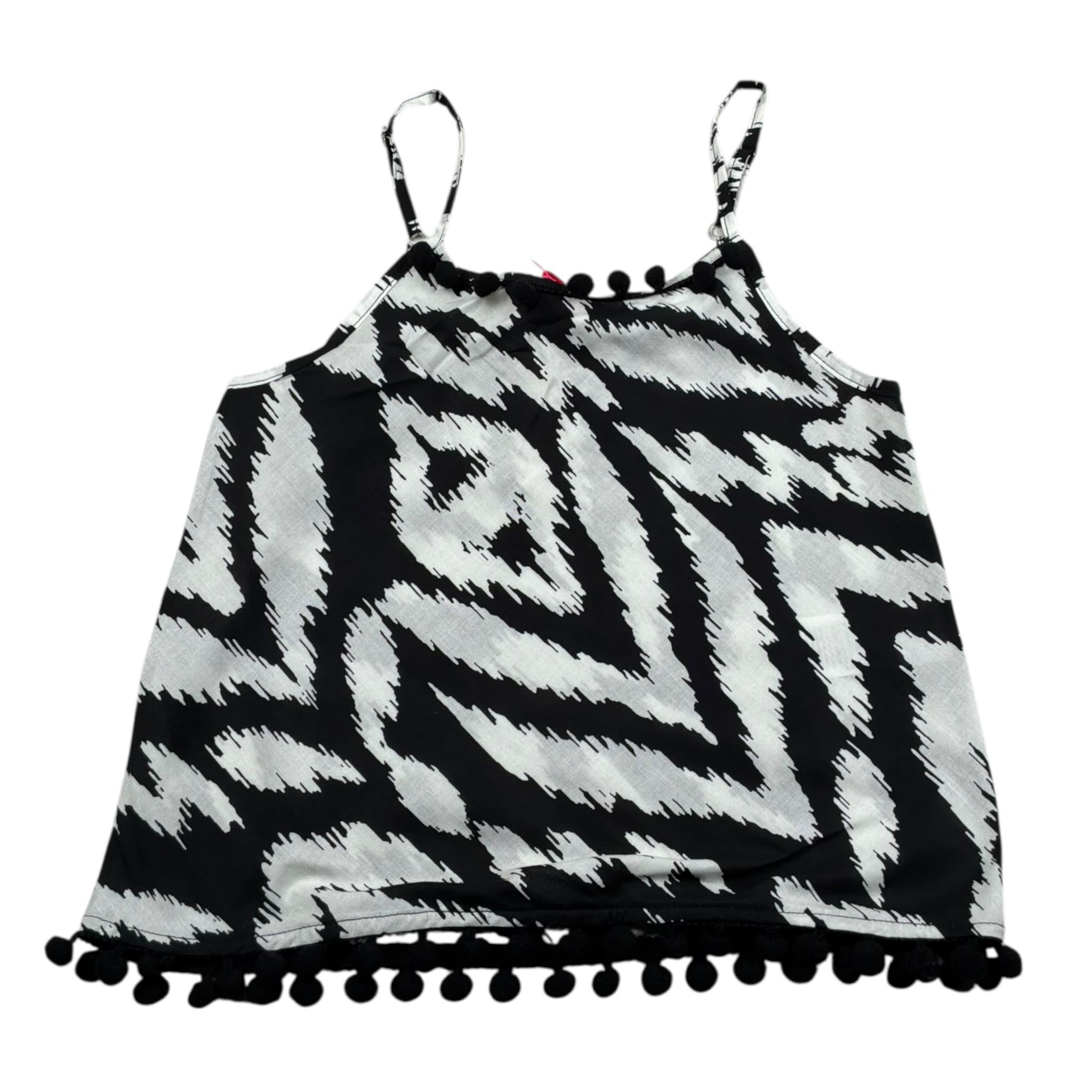 Kaos Top Tinta Unita con Fantasia per Bambina KS204 BIANCO KAOS 