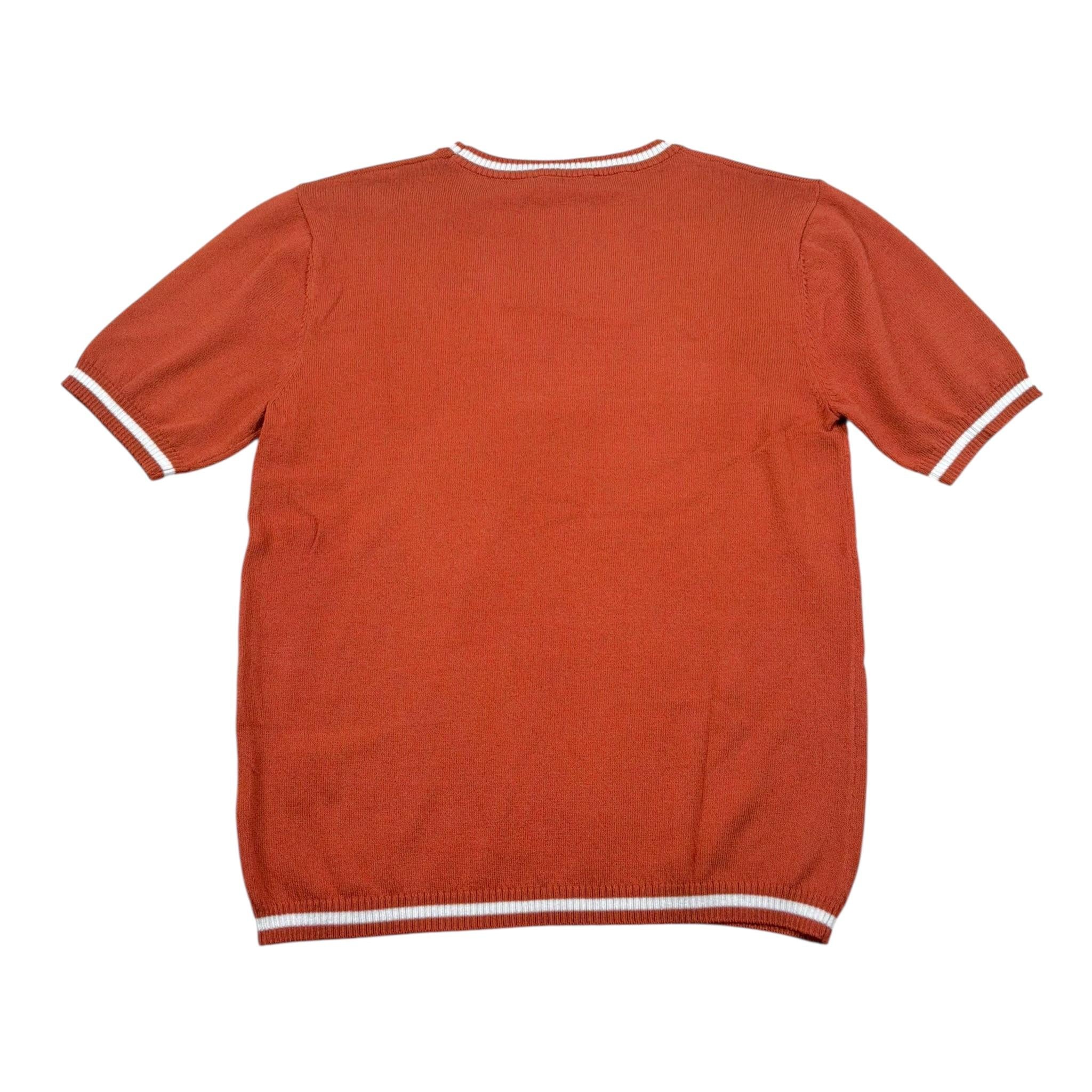 Never Too T-Shirt In Maglia tinta unita Arancione per Bambino NT2343R ARANCIONE NEVER TOO 