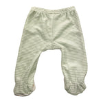 YATSI BABY completo maglia-fhettina tinta unita con fantasia a righe Bianco per Neonato 24200204 BIANCO YATSI BABY 