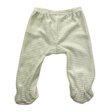 YATSI BABY completo maglia-fhettina tinta unita con fantasia a righe Bianco per Neonato 24200204 BIANCO YATSI BABY 