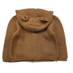 DANIELE ALESSANDRINI cardigan tinta unita con cappuccio Marrone per Bambino 1291W00035 MARRONE DANIELE ALESSANDRINI 