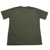 Yes London T-Shirt Girocollo Tinta Unita con Logo per Bambino JR2140 VERDE YES LONDON 