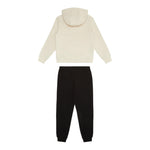 EMPORIO ARMANI completo 2 pezzi felpa-pantalone bicolore Panna/nero per Bambino 8NBV54 PANNA/NERO EMPORIO ARMANI 