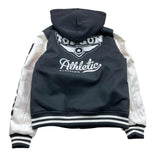 TOP GUN giubbino modello college bicolore con cappuccio Bianco/nero per Bambino 02G0585 BIANCO/NERO TOP GUN 