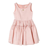 Elisabetta Franchi – Einfarbiges, rosa ärmelloses Kleid für Mädchen