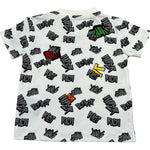 John Richmond T-Shirt Girocollo Tinta Unita con Stampe per Neonato RIP26114TS BIANCO JOHN RICHMOND 