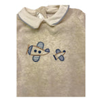 MAYORAL tutina in ciniglia tinta unita con stampa Beige per Neonato 27488 BEIGE MAYORAL 