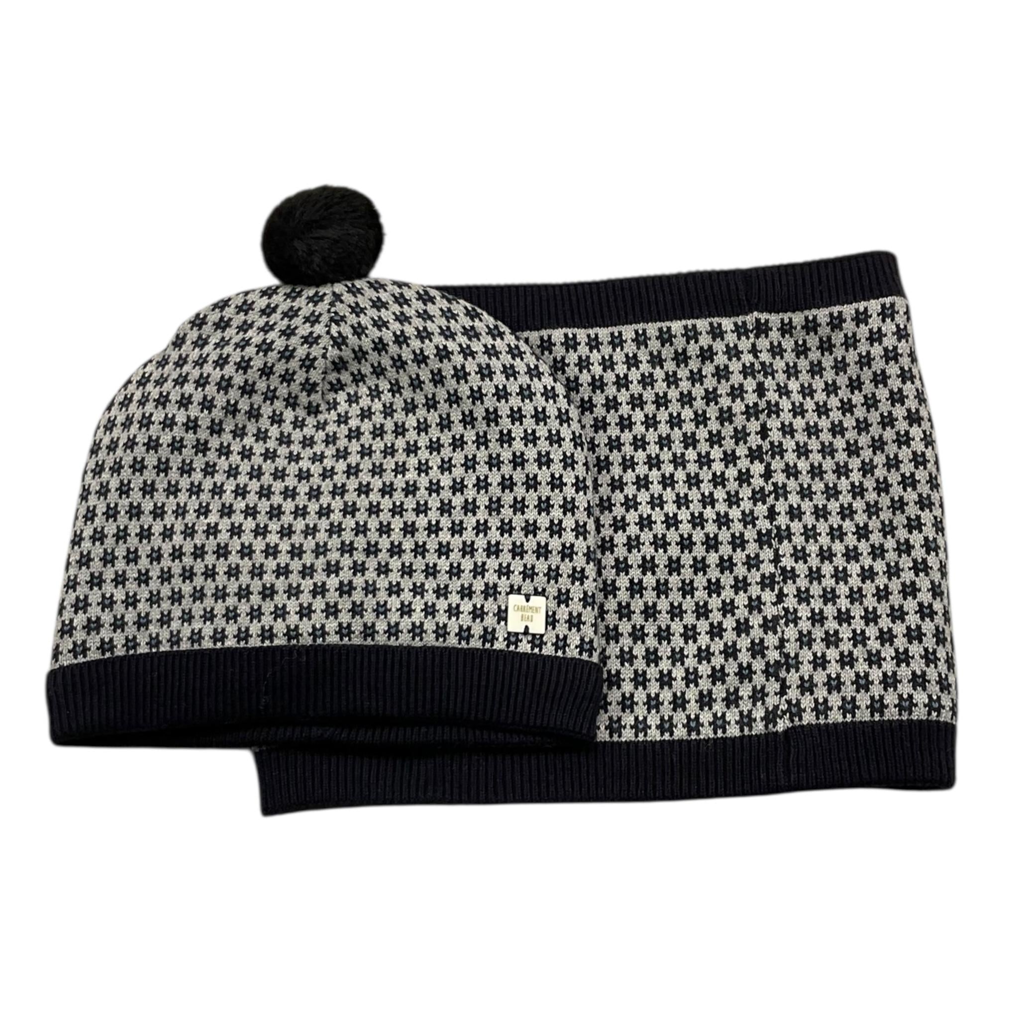 CARRE'MENT BEAU set scaldacollo cappello stampa fantasia Blu per Bambino Y08085 BLU CARRE'MENT BEAU 