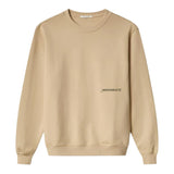 HINNOMINATE felpa chiusa girocollo tinta unita con logo Beige per Bambino 3631F0080 BEIGE HINNOMINATE 