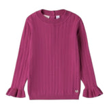 SARABANDA maglia girocollo tinta unita Glicine per Bambina 0A297J GLICINE SARABANDA 