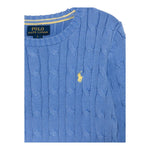 Ralph Lauren Maglia Girocollo Tinta Unita con Logo per Neonato 323702674016N AZZURRO RALPH LAUREN 