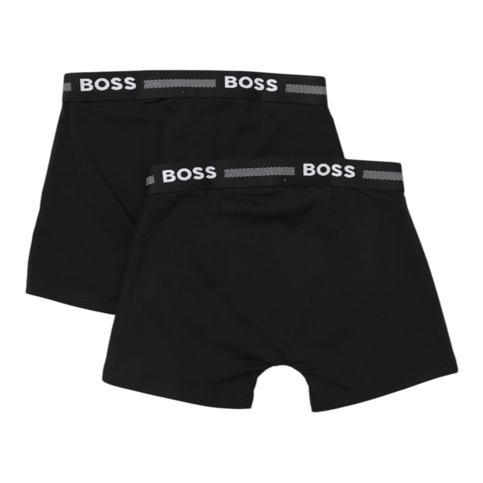 Boss Set Slip Tinta Unita per Bambino J51747 NERO BOSS 