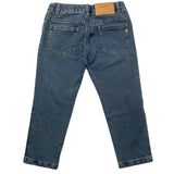 Dondup Jeans einfarbig mit verstellbarer Taille blau für Mädchen