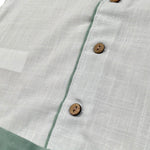 Calamaro Completo 2 Pezzi Camicia-Bermuda Bicolore per Neonato 11154 BIANCO/VERDE CALAMARO 