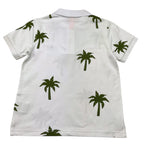 Sun68 Polo Mezza Manica Tinta Unita con Stampa per Bambino CPA35342 BIANCO SUN68 
