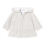 Mayoral Giubbino Bicolore con Cappuccio Reversibile Bianco per Neonata 1479X BIANCO MAYORAL 